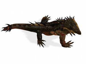 DOWNLOAD KOMODO DRAGON 3D MODEL - ANIMATED - OBJ - FBX - 3D PRINTING - 3D PROJECT GAME READY-3DS MAX Modelo 3D