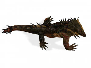 DOWNLOAD KOMODO DRAGON 3D MODEL - ANIMATED - OBJ - FBX - 3D PRINTING - 3D PROJECT GAME READY-3DS MAX 3D Model