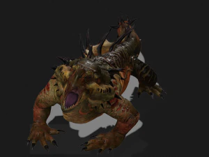DOWNLOAD KOMODO DRAGON 3D MODEL - ANIMATED - OBJ - FBX - 3D PRINTING - 3D PROJECT GAME READY-3DS MAX 3D Model