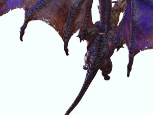 DOWNLOAD CHIMERA 3D MODEL - OBJ FBX - 3D PRINTING - 3D PROJECT - MONSTER CHIMERA - BASILIK DINOSAUR Modello 3D