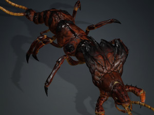 CENTIPEDE INSECT CENTIPEDE - DOWNLOAD CENTIPEDE 3D MODEL ANIMATED - FOR 3DS MAX - BLENDER 3 FILE - 3D मॉडल