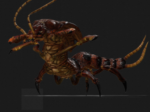 CENTIPEDE INSECT CENTIPEDE - DOWNLOAD CENTIPEDE 3D MODEL ANIMATED - FOR 3DS MAX - BLENDER 3 FILE - 3D मॉडल
