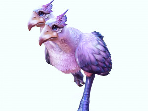 DINOSAUR DIATRYMA EXTINCT BIRD DINOSAUR BIRD - PREDATOR - RAPTOR - MONSTER CHARIZARD 3D मॉडल