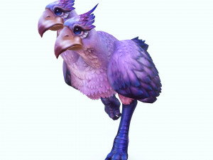 DINOSAUR DIATRYMA EXTINCT BIRD DINOSAUR BIRD - PREDATOR - RAPTOR - MONSTER CHARIZARD 3D मॉडल