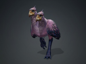 DINOSAUR DIATRYMA EXTINCT BIRD DINOSAUR BIRD - PREDATOR - RAPTOR - MONSTER CHARIZARD 3D मॉडल