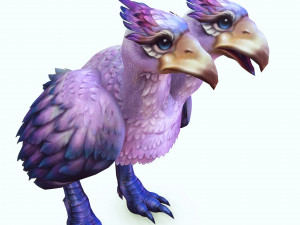DINOSAUR DIATRYMA EXTINCT BIRD DINOSAUR BIRD - PREDATOR - RAPTOR - MONSTER CHARIZARD 3D मॉडल