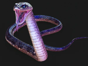 DOWNLOAD VIPER 3D MODEL - DINOSAUR - MYTHOLOGICAL - FIHS - PYTHON - REPTILE - SNAKE - ANIMATED - 3D Model
