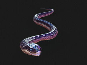 DOWNLOAD VIPER 3D MODEL - DINOSAUR - MYTHOLOGICAL - FIHS - PYTHON - REPTILE - SNAKE - ANIMATED - 3D Модель
