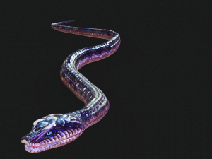 DOWNLOAD VIPER 3D MODEL - DINOSAUR - MYTHOLOGICAL - FIHS - PYTHON - REPTILE - SNAKE - ANIMATED - 3D Модель
