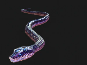 DOWNLOAD VIPER 3D MODEL - DINOSAUR - MYTHOLOGICAL - FIHS - PYTHON - REPTILE - SNAKE - ANIMATED - 3D Model