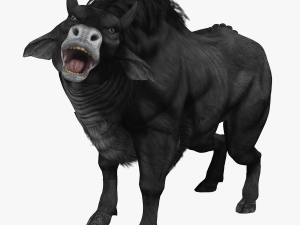 DOWNLOAD BUFFALO 3D MODEL - 3D MODEL ANIMATED - GOAT BULL COW - GOAT BULL COW 3D Model
