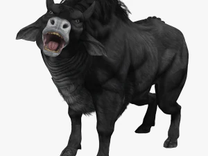 UNDUH MODEL 3D BUFFALO - MODEL 3D ANIMASI - KAMBING BANTUAN SAPI - KAMBING BANTUAN SAPI Model 3D