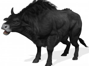 DOWNLOAD BUFFALO 3D MODEL - 3D MODEL ANIMATED - GOAT BULL COW - GOAT BULL COW 3D Модель
