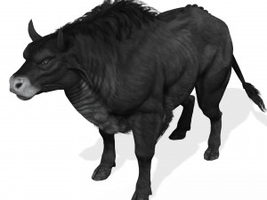 DOWNLOAD BUFFALO 3D MODEL - 3D MODEL ANIMATED - GOAT BULL COW - GOAT BULL COW 3D Модель