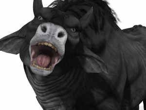 DOWNLOAD BUFFALO 3D MODEL - 3D MODEL ANIMATED - GOAT BULL COW - GOAT BULL COW 3D Модель