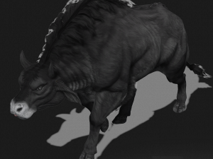 DOWNLOAD BUFFALO 3D MODEL - 3D MODEL ANIMATED - GOAT BULL COW - GOAT BULL COW 3D Модель