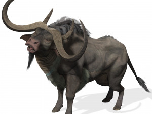 DOWNLOAD BUFFALO 3D MODEL - 3D MODEL ANIMATED - GOAT BULL COW GOAT - BULL COW GOAT BULL COW 3D मॉडल