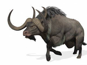 DOWNLOAD BUFFALO 3D MODEL - 3D MODEL ANIMATED - GOAT BULL COW GOAT - BULL COW GOAT BULL COW 3D मॉडल