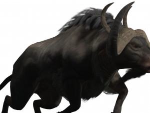 DOWNLOAD BUFFALO 3D MODEL - 3D MODEL ANIMATED - GOAT BULL COW GOAT - BULL COW GOAT BULL COW 3D मॉडल