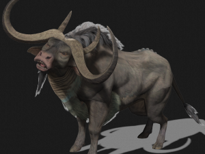DOWNLOAD BUFFALO 3D MODEL - 3D MODEL ANIMATED - GOAT BULL COW GOAT - BULL COW GOAT BULL COW 3D मॉडल