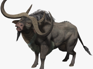 DOWNLOAD BUFFALO 3D MODEL - 3D MODEL ANIMATED - GOAT BULL COW GOAT - BULL COW GOAT BULL COW 3D मॉडल