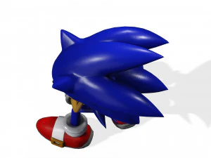SONIC SONIC 3D MODEL RIGGED CARTOON DRAGON DINOSAUR POKMON SONIC PET PET SONIC TEDDY TEDDY 3D Model