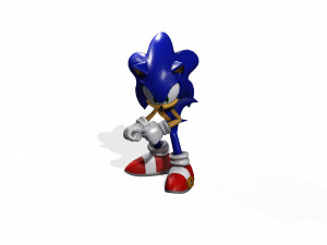 SONIC SONIC 3D MODEL RIGGED CARTOON DRAGON DINOSAUR POKMON SONIC PET PET SONIC TEDDY TEDDY 3D Model