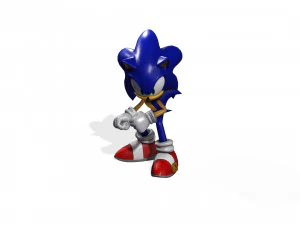SONIC SONIC 3D MODEL RIGGED CARTOON DRAGON DINOSAUR POKMON SONIC PET PET SONIC TEDDY TEDDY 3D Model