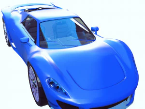 CAR DOWNLOAD FERRARI 458 3D MODEL AUTO STEERING WHEEL GLASS SCIFI 3D Model