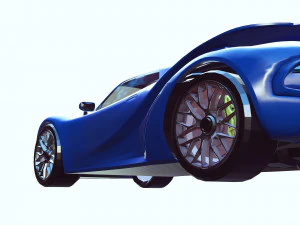 CAR DOWNLOAD FERRARI 458 3D MODEL AUTO STEERING WHEEL GLASS SCIFI 3D Model