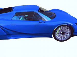 CAR DOWNLOAD FERRARI 458 3D MODEL AUTO STEERING WHEEL GLASS SCIFI 3D Model