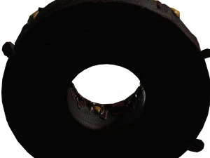 TORTA AL CIOCCOLATO TORTA AL CARAMELLO GELATO CIBO MODELLO 3D - STAMPA 3D - OBJ - FBX - FRAGOLA Modello 3D