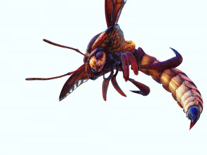 DOWNLOAD BEE 3D MODEL - ANIMATED - INSECT RAPTOR LINHERAPTOR MICRO BEE FLYING - POKMON - DRAGON - 3D Model