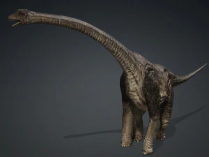 SCARICA MODELLO 3D ANIMATO DI BRACHIOSAURUS - Posterazzi Diplodocus Malawisaurus Saurisquios Camarasaur Modello 3D