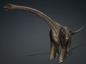 DOWNLOAD BRACHIOSAURUS 3D MODEL ANIMATED - Posterazzi Diplodocus Malawisaurus Saurisquios Camarasaur 3D Model
