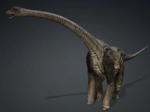 SCARICA MODELLO 3D ANIMATO DI BRACHIOSAURUS - Posterazzi Diplodocus Malawisaurus Saurisquios Camarasaur Modello 3D