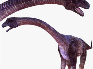 SCARICA MODELLO 3D ANIMATO DI BRACHIOSAURUS - Posterazzi Diplodocus Malawisaurus Saurisquios Camarasaur Modello 3D