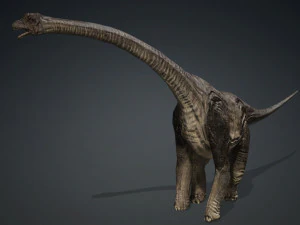 SCARICA MODELLO 3D ANIMATO DI BRACHIOSAURUS - Posterazzi Diplodocus Malawisaurus Saurisquios Camarasaur Modello 3D
