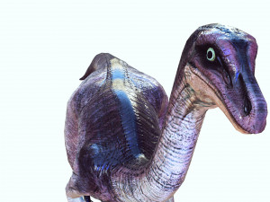 DOWNLOAD DINOGALL 3D MODEL ANIMATED - Gallimimus Gallimimus Aquilamimus Archaeornithomimus 3D Model