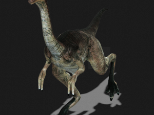 DOWNLOAD DINOGALL 3D MODEL ANIMATED - Gallimimus Gallimimus Aquilamimus Archaeornithomimus 3D Model