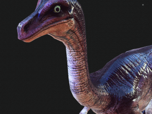 DOWNLOAD DINOGALL 3D MODEL ANIMATED - Gallimimus Gallimimus Aquilamimus Archaeornithomimus 3D Model