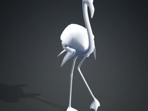 DOWNLOAD FLAMINGO 3D MODEL ANIMATED - FLAMINGO DINOSAUR DINOSAUR FLAMINGO DINOSAUR BIRD 3D Модель