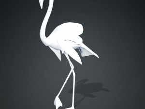 DOWNLOAD FLAMINGO 3D MODEL ANIMATED - FLAMINGO DINOSAUR DINOSAUR FLAMINGO DINOSAUR BIRD 3D Модель