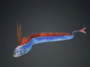 SCARICA CODA DI CAPELLI SCARICA DINOSAURO PESCE DINOSAURO CODA DI CAPELLI PESCE MODELLO 3D ANIMATO - CODA DI CAPELLI Modello 3D