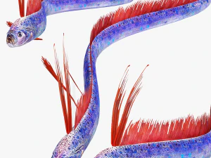 SCARICA CODA DI CAPELLI SCARICA DINOSAURO PESCE DINOSAURO CODA DI CAPELLI PESCE MODELLO 3D ANIMATO - CODA DI CAPELLI Modello 3D