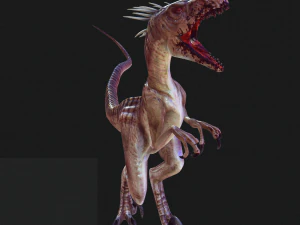 DESCARGAR RAPTOR MODELO 3D ANIMADO - RAPTOR VELOCIRAPTOR DINOSAURIO DINOSAURIO Modelo 3D