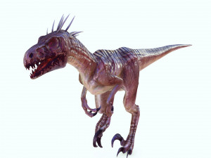 DOWNLOAD RAPTOR 3D MODEL ANIMATED - RAPTOR VELOCIRAPTOR DINOSAUR DINOSAUR 3D Модель
