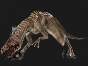 DOWNLOAD RAPTOR 3D MODEL ANIMATED - RAPTOR VELOCIRAPTOR DINOSAUR DINOSAUR 3D Модель