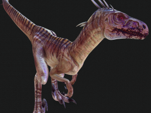 DOWNLOAD RAPTOR 3D MODEL ANIMATED - RAPTOR VELOCIRAPTOR DINOSAUR DINOSAUR 3D Модель