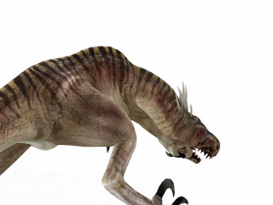 DOWNLOAD RAPTOR 3D MODEL ANIMATED - RAPTOR VELOCIRAPTOR DINOSAUR DINOSAUR 3D Модель